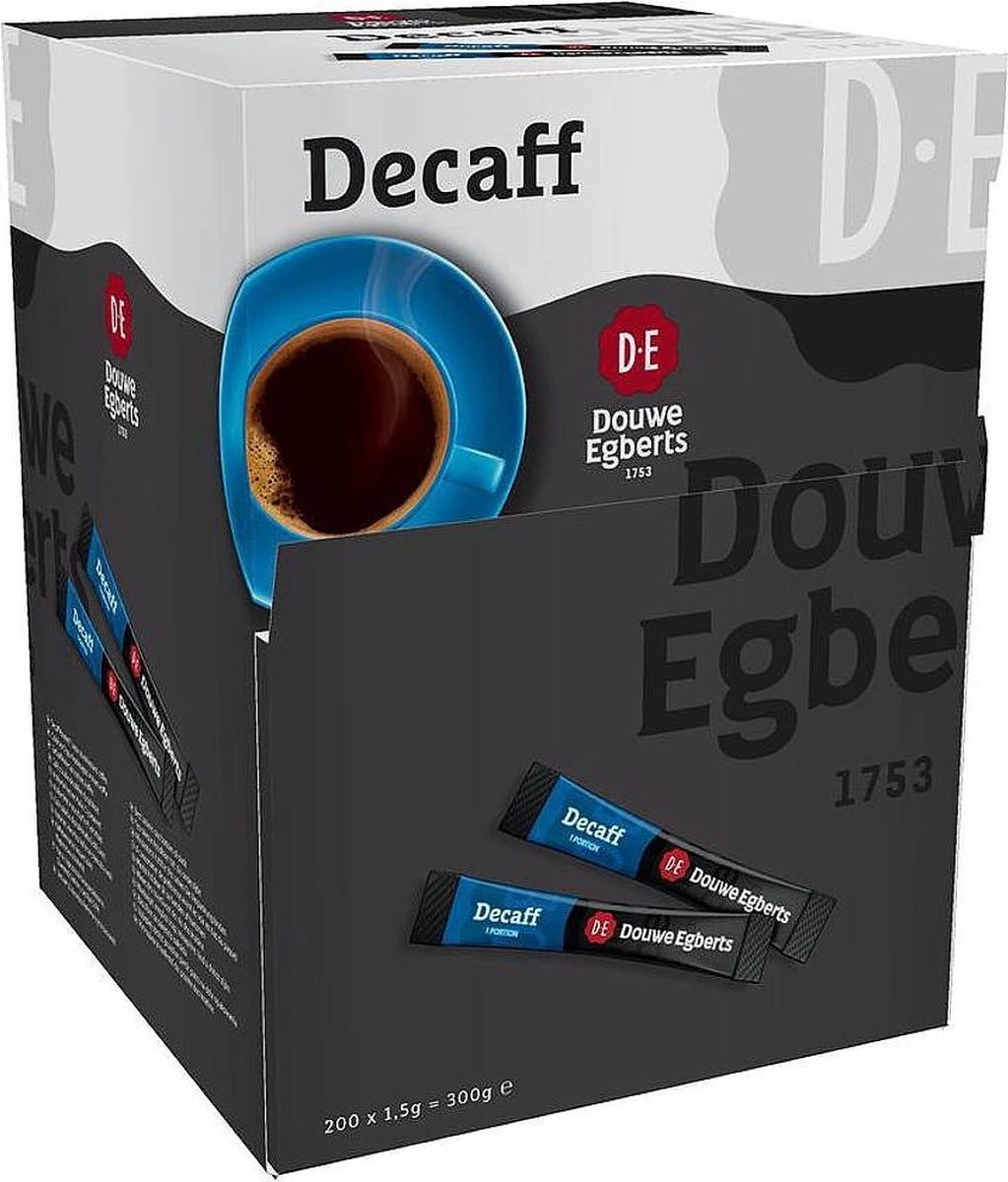Douwe Egberts Decafé Koffiestick 200 Stuks 4 Douwe Egberts Decafé Koffiestick 200 Stuks - Afbeelding 2