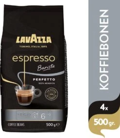 Lavazza Espresso Barista Perfetto Koffiebonen - 500 Gram X4 -Koffie Promotie Winkel 1040x1200