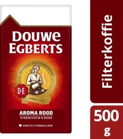 Dou­we Eg­berts - Aro­ma Rood Snel­fil­ter - 500g -Koffie Promotie Winkel 1062x1200