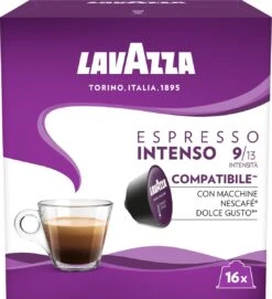Lavazza Espresso Intenso Capsules - Geschikt Voor Dolce Gusto Apparaat - 16 Stuks X3 8 Lavazza Espresso Intenso Capsules - Geschikt Voor Dolce Gusto Apparaat - 16 Stuks X3 -Koffie Promotie Winkel 1095x1200
