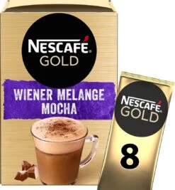 Nescafé Gold Wiener Melange Mocha Oploskoffie - 6 Doosjes à 8 Zakjes -Koffie Promotie Winkel 1111x1200 2