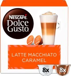 Nescafé Dolce Gusto Caramel Macchiato Capsules - 48 Koffiecups 15 Nescafé Dolce Gusto Caramel Macchiato Capsules - 48 Koffiecups -Koffie Promotie Winkel 1122x1200 2