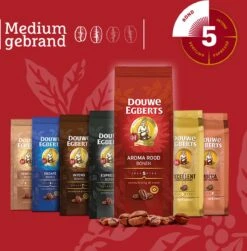 Douwe Egberts Aroma Rood Koffiebonen - 6 X 500 Gram -Koffie Promotie Winkel 1181x1200