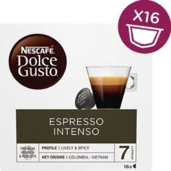 Nescafé Dolce Gusto Espresso Intenso Cups - 3 X 16 Stuks 10 Nescafé Dolce Gusto Espresso Intenso Cups - 3 X 16 Stuks -Koffie Promotie Winkel 1197x1200 1