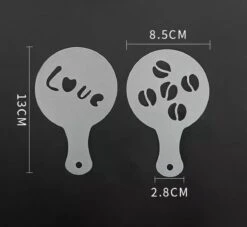 Koffie Figuurtjes Maker - Latte Art - Cacao Vormpjes - 16 Verschillende Houders - Cappuccino - Latte Macchiato - Hartjes Maker -Koffie Promotie Winkel 1200x1103 1