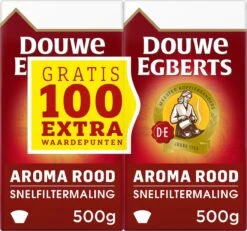 Douwe Egberts Aroma Rood Filterkoffie - Dubbelpak 6 X 1000 Gram -Koffie Promotie Winkel 1200x1121