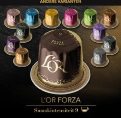 L'OR Espresso Forza Koffiecups - Intensiteit 9/12 - 10 X 10 Capsules -Koffie Promotie Winkel 1200x1173 7