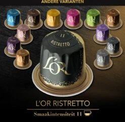 L'OR Espresso Ristretto Koffiecups - Intensiteit 11/12 - 10 X 20 Capsules -Koffie Promotie Winkel 1200x1173 9