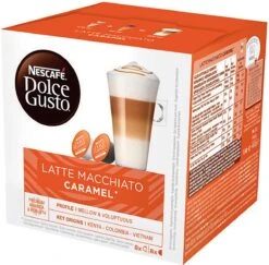 Nescafé Dolce Gusto Caramel Macchiato Capsules - 48 Koffiecups 20 Nescafé Dolce Gusto Caramel Macchiato Capsules - 48 Koffiecups -Koffie Promotie Winkel 1200x1179 1