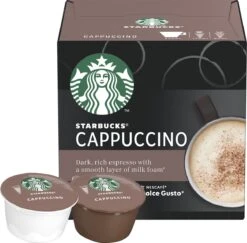Starbucks By Dolce Gusto Cappuccino Capsules - 36 Koffiecups -Koffie Promotie Winkel 1200x1179