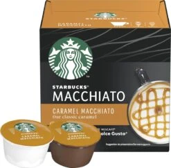Starbucks By Dolce Gusto Caramel Macchiato Capsules - 36 Koffiecups -Koffie Promotie Winkel 1200x1180 1