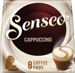 Senseo Cappuccino Koffiepads - 2/9 Intensiteit - 10 X 8 Pads -Koffie Promotie Winkel 1200x1181 3