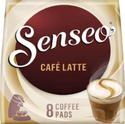 Senseo Café Latte Koffiepads - 2/9 Intensiteit - 4 X 8 Pads -Koffie Promotie Winkel 1200x1184 5