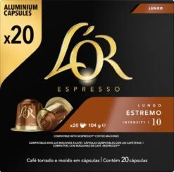 L'OR Lungo Estremo (10) - 10 X 20 Koffiecups 23 L'OR Lungo Estremo (10) - 10 X 20 Koffiecups -Koffie Promotie Winkel 1200x1187 4