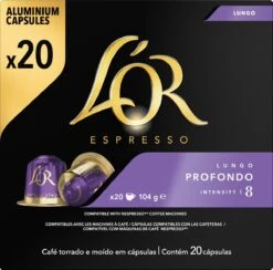 L'OR Lungo Profondo Koffiecups - Intensiteit 8/12 - 10 X 20 Capsules 14 L'OR Lungo Profondo Koffiecups - Intensiteit 8/12 - 10 X 20 Capsules -Koffie Promotie Winkel 1200x1187 6