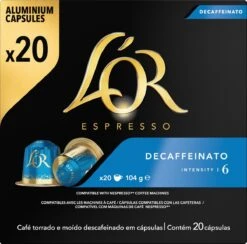 L'OR Espresso Decaffeinato (6) - 10 X 20 Koffiecups -Koffie Promotie Winkel 1200x1187 7