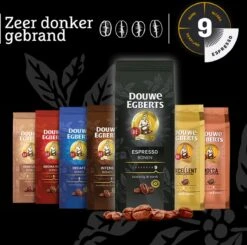 Douwe Egberts Espresso Koffiebonen - 4 X 1000 Gram - Extra Grote Verpakking -Koffie Promotie Winkel 1200x1191 2