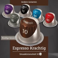 Douwe Egberts Espresso Krachtig Koffiecups - Intensiteit 10/12 - 10 X 20 Capsules -Koffie Promotie Winkel 1200x1200 108