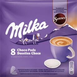 Senseo Milka Pads - 4 X 8 Pads - Warme Chocolademelk -Koffie Promotie Winkel 1200x1200 283