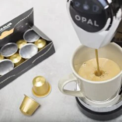 Aroma Club - Nespresso Compatible Capsules (120 St.) - No. 2 Smooth James - Intensiteit 3/5 - Espresso & Lungo - 100% Aluminium Koffiecups -Koffie Promotie Winkel 1200x1200 40