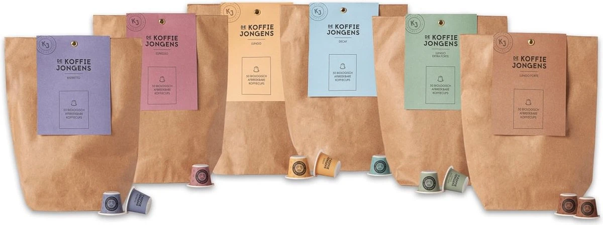 De Koffiejongens - Grootverpakking Lungo Extra Forte - 200 Nespresso Koffiecups 4 De Koffiejongens - Grootverpakking Lungo Extra Forte - 200 Nespresso Koffiecups - Afbeelding 2