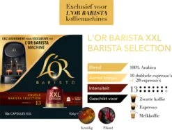 L'OR BARISTA XXL Barista Selection (13) - 5 X 10 Koffiecups -Koffie Promotie Winkel 1200x910