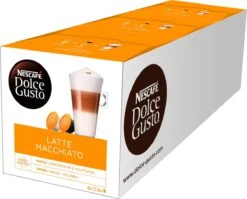 Nescafé Dolce Gusto Latte Macchiato Capsules - 48 Koffiecups -Koffie Promotie Winkel 1200x969