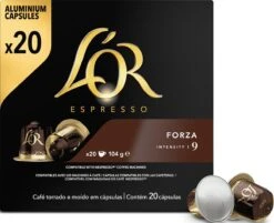 L'OR Espresso Forza Koffiecups - Intensiteit 9/12 - 10 X 20 Capsules 27 L'OR Espresso Forza Koffiecups - Intensiteit 9/12 - 10 X 20 Capsules -Koffie Promotie Winkel 1200x975 2