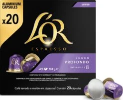 L'OR Lungo Profondo Koffiecups - Intensiteit 8/12 - 10 X 20 Capsules 16 L'OR Lungo Profondo Koffiecups - Intensiteit 8/12 - 10 X 20 Capsules -Koffie Promotie Winkel 1200x975 4