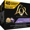 L'OR Lungo Profondo Koffiecups - Intensiteit 8/12 - 4 X 40 Capsules 2 L'OR Lungo Profondo Koffiecups - Intensiteit 8/12 - 4 X 40 Capsules -Koffie Promotie Winkel 1200x984