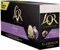 L'Or Espresso Profondo Koffiecups - 10 X 10 Stuks -Koffie Promotie Winkel 1200x987 2