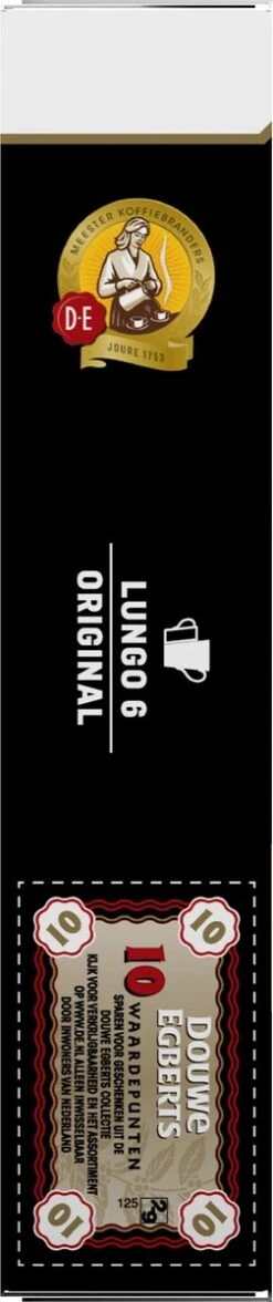 Douwe Egberts Lungo Original Koffiecups - Intensiteit 6/12 - 10 X 10 Capsules -Koffie Promotie Winkel 252x1200 2