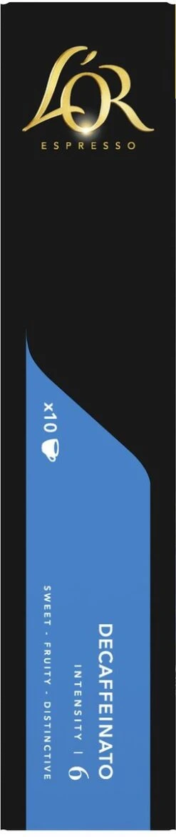 L'OR Espresso Decaffeinato (6) - 10 X 20 Koffiecups -Koffie Promotie Winkel 253x1200 10