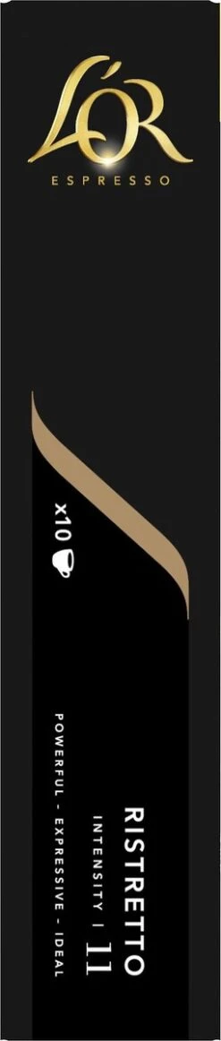 L'OR Espresso Ristretto (11) - 10 X 10 Koffiecups -Koffie Promotie Winkel 255x1200 1