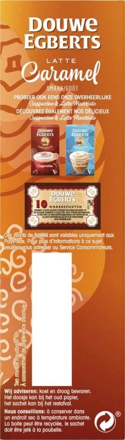 Douwe Egberts Verwenkoffie Latte Caramel Oploskoffie - 5 X 8 Zakjes -Koffie Promotie Winkel 343x1200 7