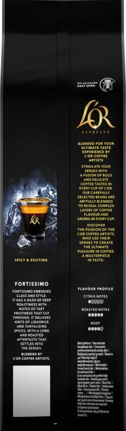L'OR Espresso Fortissimo Koffiebonen (10) - 4 X 500 Gram -Koffie Promotie Winkel 352x1200 1