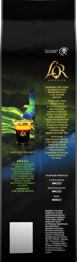 L'OR Espresso Origins Brazil Koffiebonen (6) - 4 X 500 Gram -Koffie Promotie Winkel 352x1200