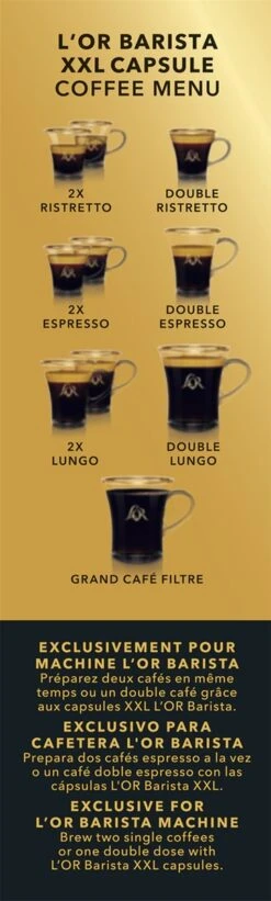 L'OR BARISTA XXL Ristretto (11) - 5 X 10 Koffiecups -Koffie Promotie Winkel 361x1200 3