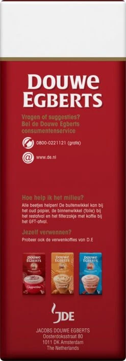 Douwe Egberts Aroma Rood Filterkoffie - 6 X 500 Gram -Koffie Promotie Winkel 420x1200 5