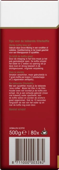 Douwe Egberts Aroma Rood Grove Maling Filterkoffie - 6 X 500 Gram -Koffie Promotie Winkel 421x1200