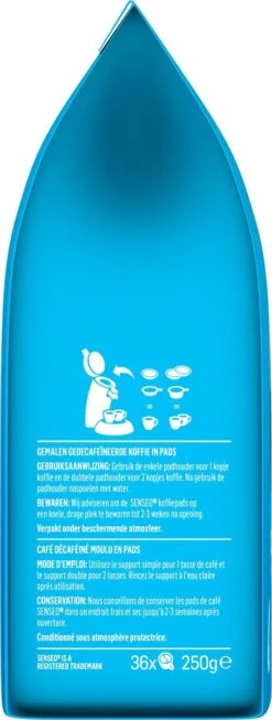 Senseo Decaf Koffiepads - 5/9 Intensiteit - 10 X 36 Pads -Koffie Promotie Winkel 454x1200 4