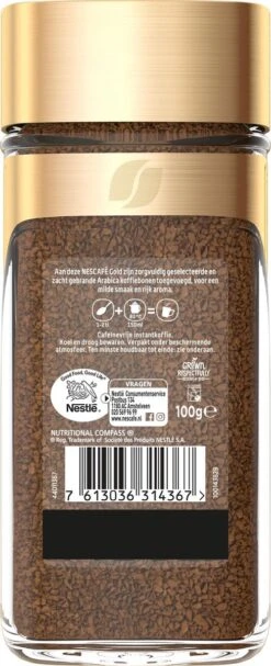 Nescafé Gold Decafé Oploskoffie - 6 Potten à 100 Gram -Koffie Promotie Winkel 488x1200