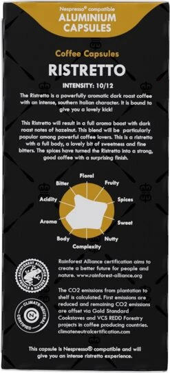 Gran Maestro Italiano - Koffiecups - Nespresso Compatibel Proefpakket - Espresso, Lungo En Meer - 10 X 20 Cups -Koffie Promotie Winkel 548x1200