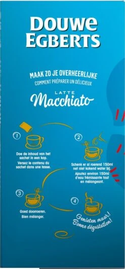 Douwe Egberts Verwenkoffie Latte Macchiato Oploskoffie - 5 X 8 Zakjes -Koffie Promotie Winkel 559x1200 1