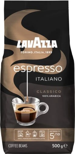 Lavazza Espresso Italiano Classico Koffiebonen - 500 Gram X4 -Koffie Promotie Winkel 589x1200