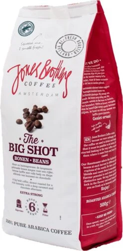 Jones Brothers Coffee The Big Shot Koffiebonen - 6 X 500 Gram -Koffie Promotie Winkel 591x1200
