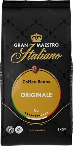 Gran Maestro Italiano - Orginale - Koffiebonen - Bonen Voor Espresso En Lungo - Arabica – 4 X 1kg 9 Gran Maestro Italiano - Orginale - Koffiebonen - Bonen Voor Espresso En Lungo - Arabica – 4 X 1kg -Koffie Promotie Winkel 602x1200 2