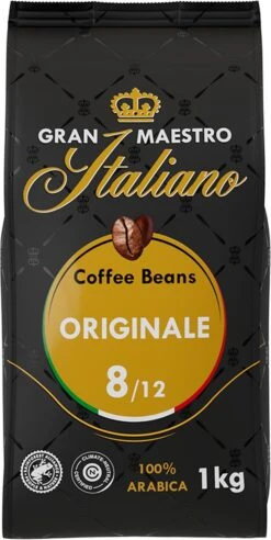 Gran Maestro Italiano - Orginale - Koffiebonen - Bonen Voor Espresso En Lungo - Arabica – 4 X 1kg 10 Gran Maestro Italiano - Orginale - Koffiebonen - Bonen Voor Espresso En Lungo - Arabica – 4 X 1kg -Koffie Promotie Winkel 602x1200 3