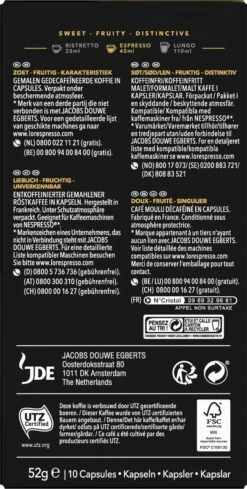 L'OR Espresso Decaffeinato Koffiecups - Intensiteit 6/12 - 10 X 10 Capsules -Koffie Promotie Winkel 606x1200 9