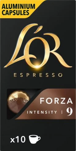 L'OR Espresso Forza Koffiecups - Intensiteit 9/12 - 10 X 10 Capsules -Koffie Promotie Winkel 607x1200 4